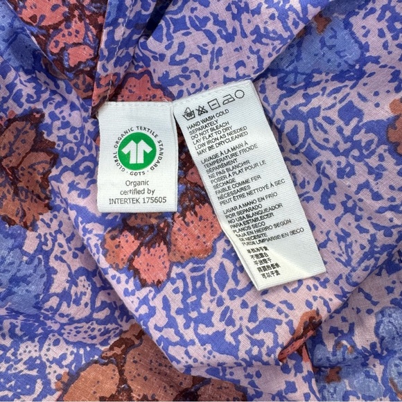 Cleobella Floral Tunic in Blue and Pink - Picture 8 of 11